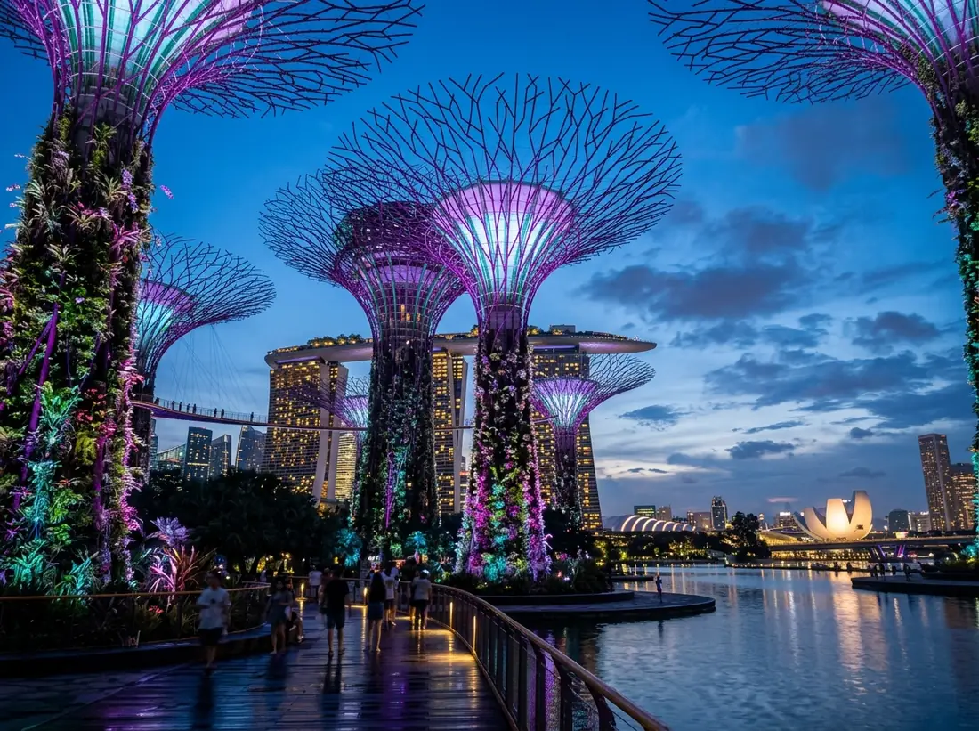 Vé Gardens by the Bay – Flower Dome & Cloud Forest